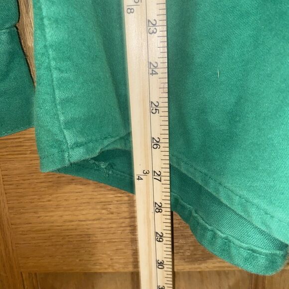 Vintage Frostproof Paymaster Seeds Medium Green Button Up Long Sleeve Shirt - Picture 7 of 10
